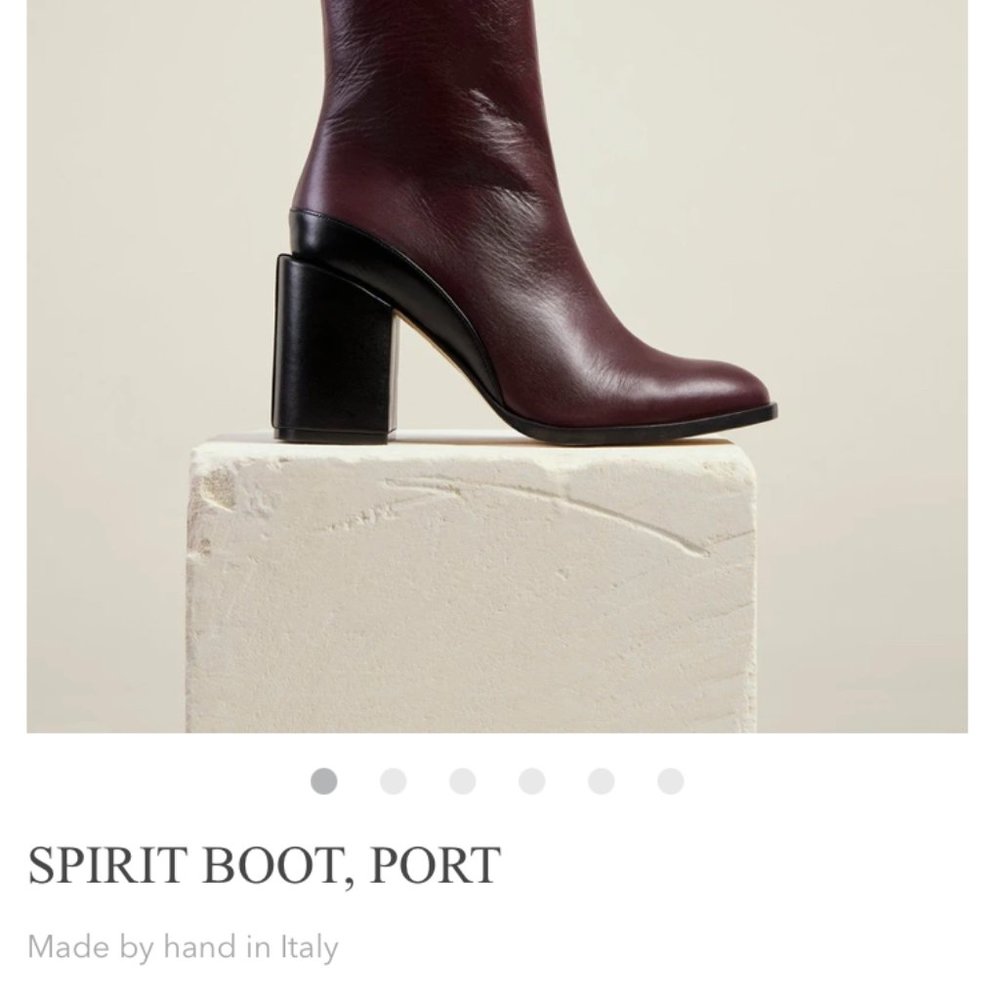 Dear Frances Spirit Women's Boots, Port color 37 US